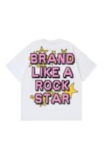 HellStar Studio funny skull text T-shirt - Image 4