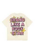 HellStar Studio funny skull text T-shirt - Image 2