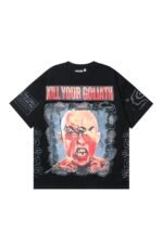 HellStar Studio Kill Your Goliath T-shirt Black/White - Image 4