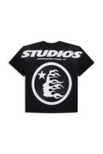 Hellstar Studios Cartoon Logo Glitter Logo T-Shirt - Image 2