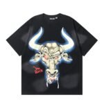 Hellstar Studios Bullhead Letter Printed T-shirt