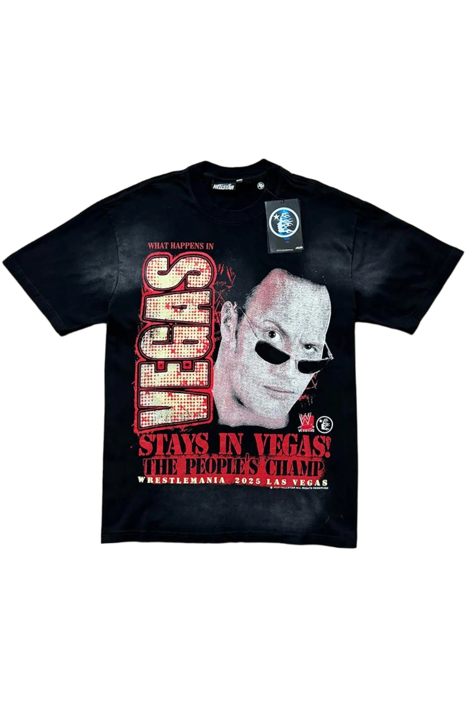 27.jpg HellStar Studio Portrait T-shirt Black T-shirt - Image 1