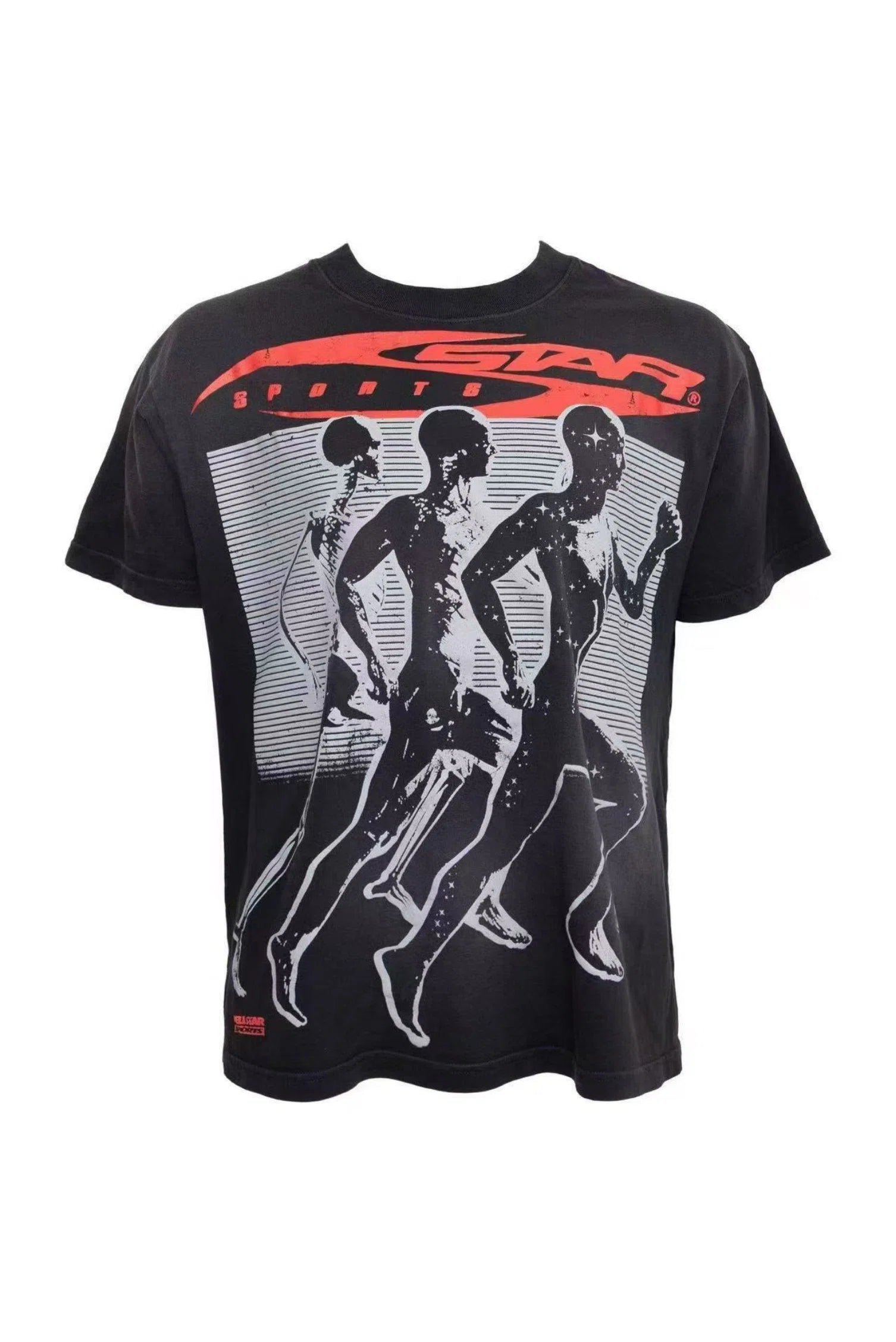 33.jpg Hellstar Studio Running Printed T-shirt - Image 1