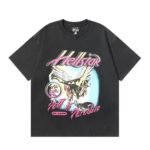 Dark style: segmented angel black shirt
