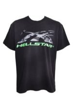 Hellstar Studio Camouflage Letter Logo T-shirt