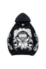 Hellstar Studios Records Amercian Hoodie Black