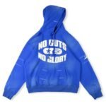 Blue/Yellow Hellstar No Guts No Glory Hoodie