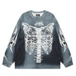 Perspective body long sleeved shirt