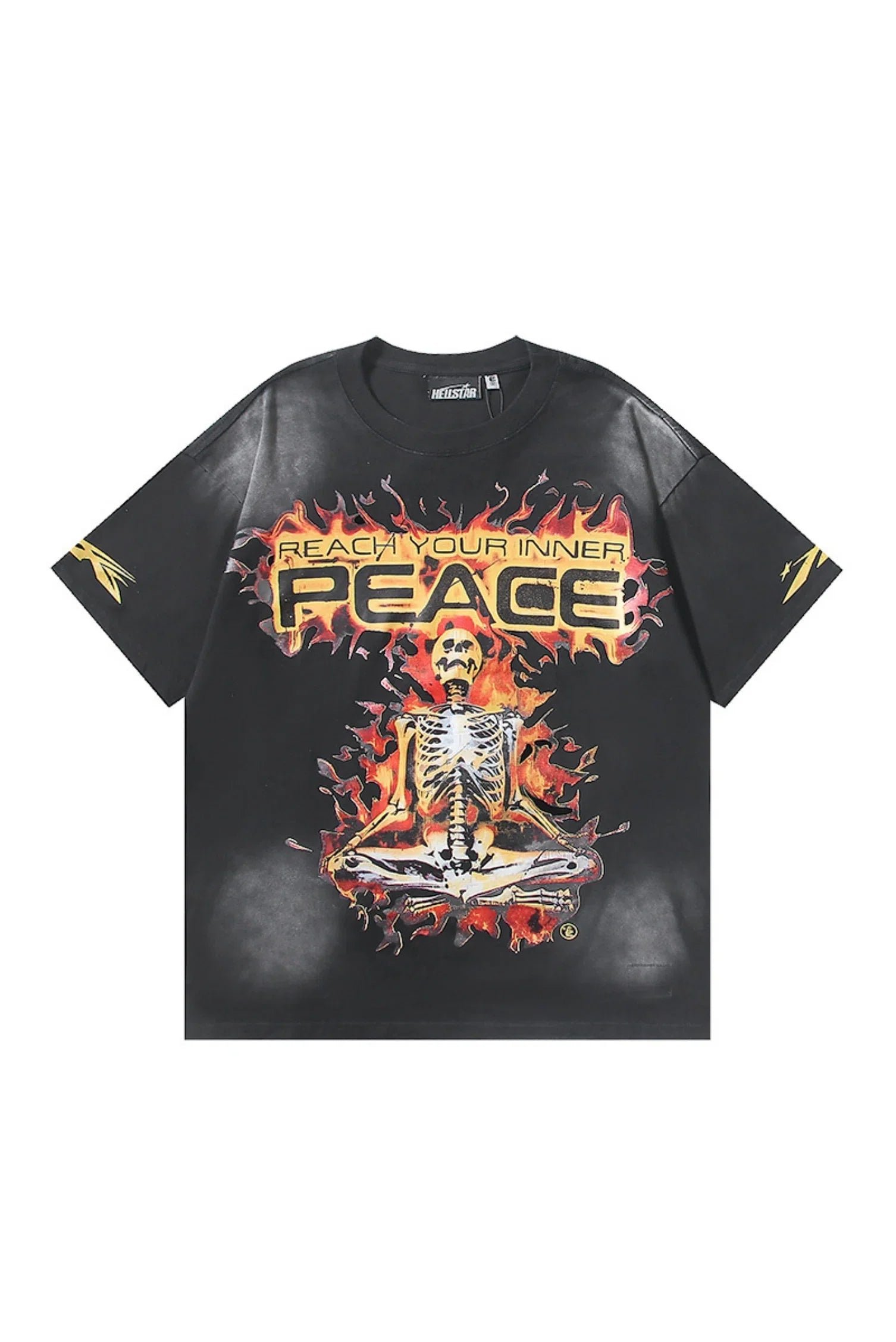 43_cd25565e-c4f5-4615-b511-09b92018c818.jpg Dark Style: Skeleton Black Shirt with Flames - Image 1