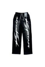 Hellstar Flame Flare Black Sweatpants