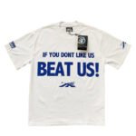 HellStar StudioBeat Us! T-Shirt White/Blue - Image 3