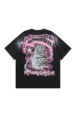 Dark Series: Character Pattern Black Shirt - Image 2