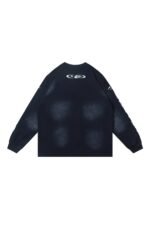 Sports logo black hoodie - Image 2