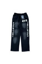 Hellstar Studios side logo casual sports pants black