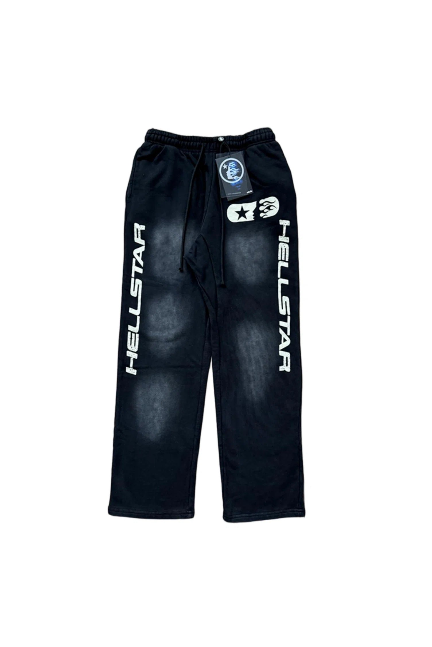57.jpg Hellstar Studios side logo casual sports pants black - Image 1
