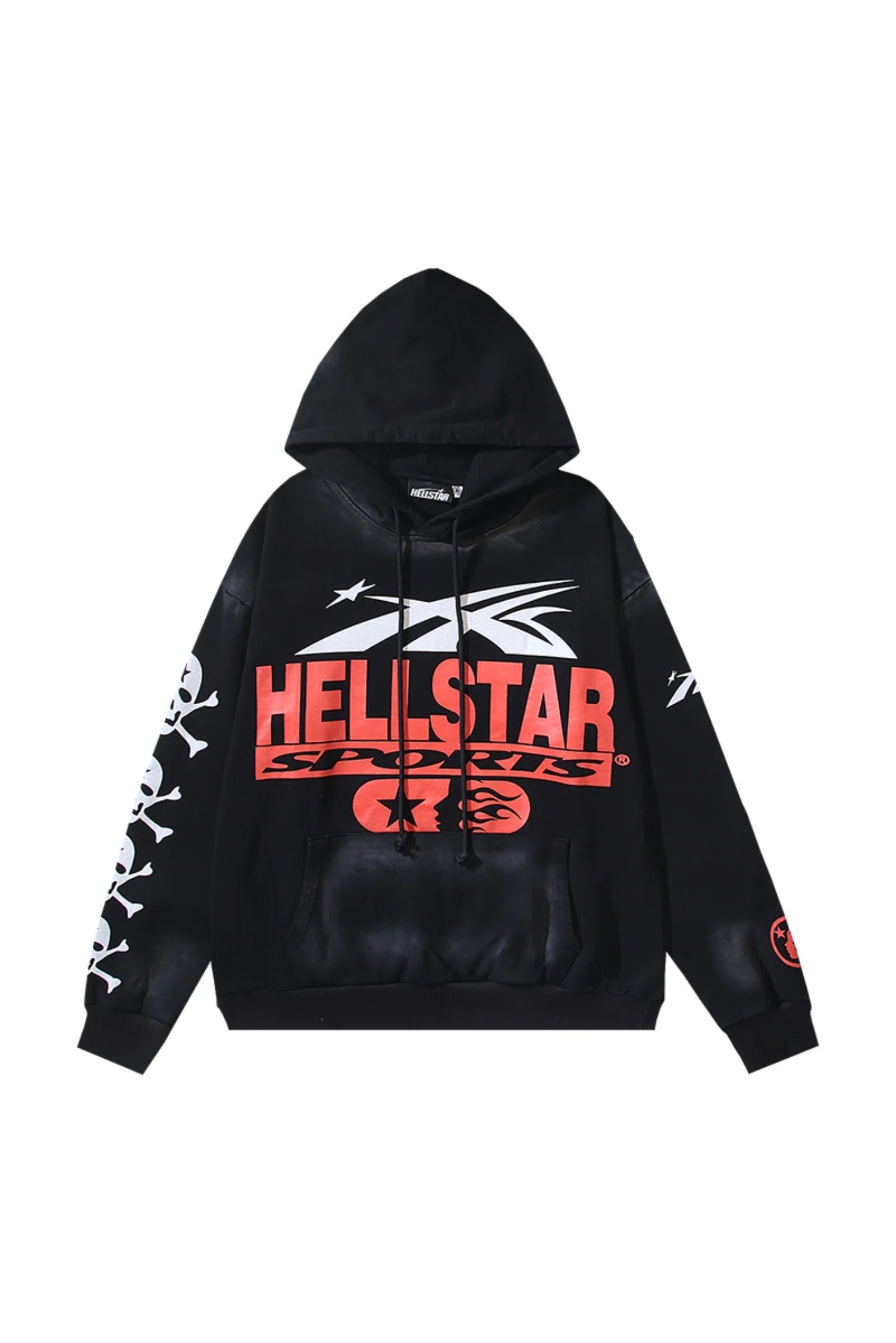 5a62d40f.jpg Black Hell Star Text Hoodie Hoodie - Image 1