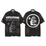 Dark Style: Sports Text Black Shirt - Image 3