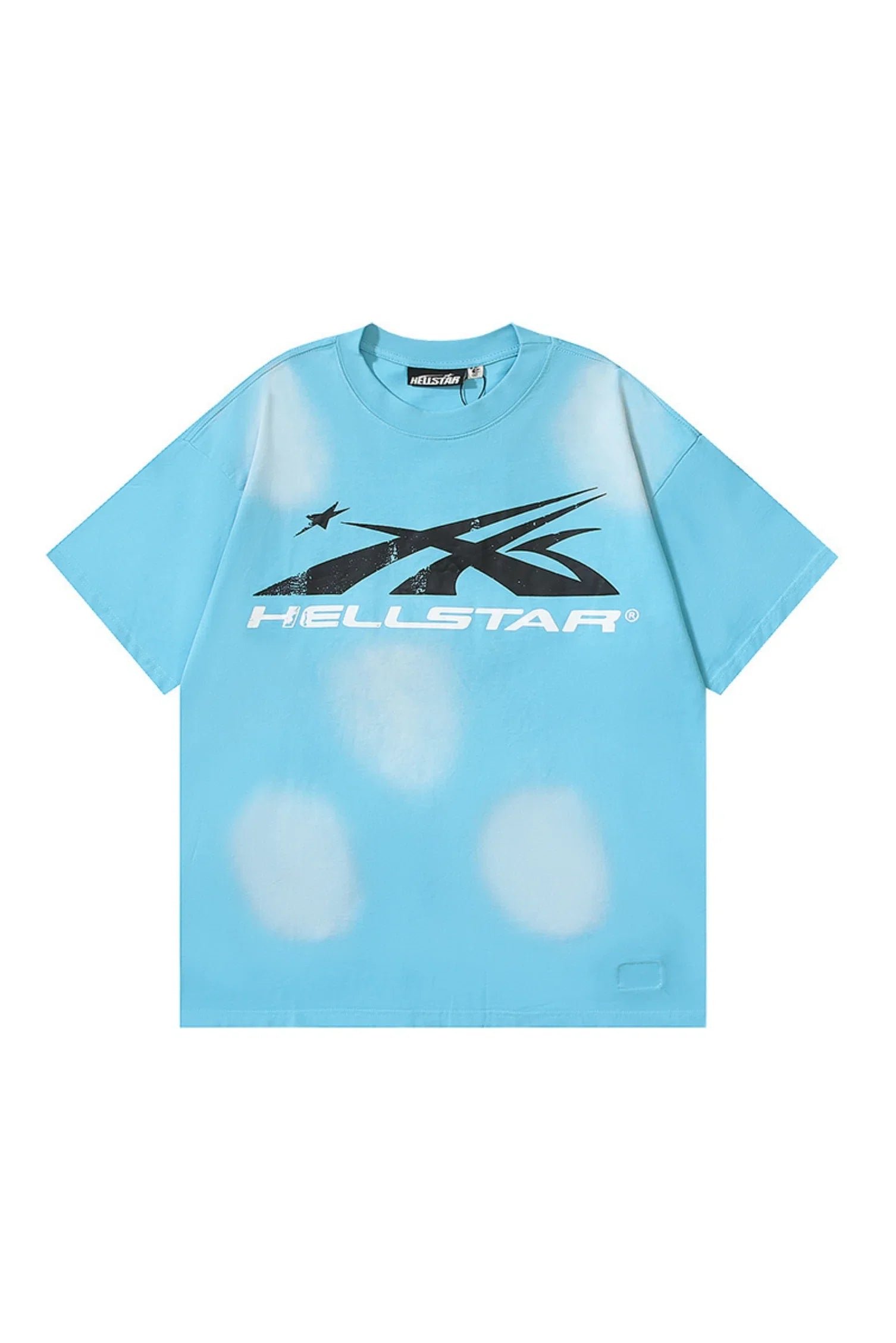 61_c0ee586b-3222-4417-a283-92974b4468b5.jpg Dark Series: Side Face Goddess Printed Light Blue T-shirt - Image 1