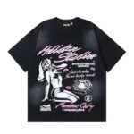 Dark Series: Phone Girl Black T-shirt