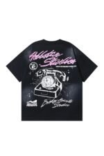 Dark Series: Phone Girl Black T-shirt - Image 2