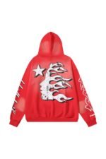 Explosive badge red hoodie - Image 2