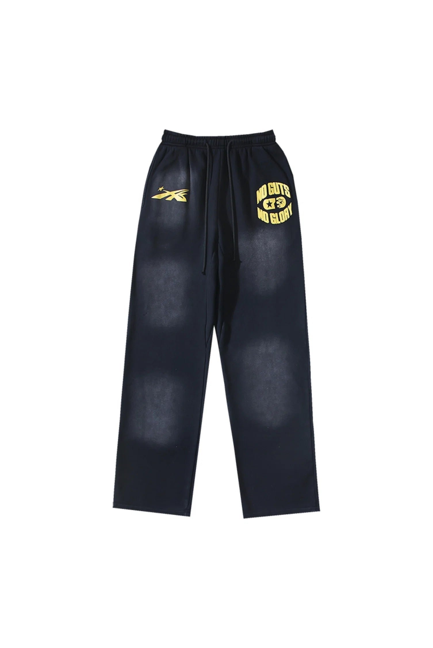 65.jpg Hellstar Studios logo washed casual sports pants black - Image 1