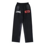 Hellstar Studios Logo Skeleton Casual Sports Pants Black