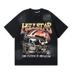 Dark Series: Rugby Skull Black T-shirt