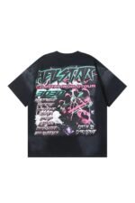 Dark Series: Projector Letter Black T-shirt - Image 2