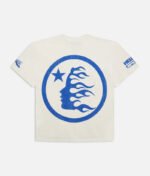 HellStar StudioBeat Us! T-Shirt White/Blue - Image 2