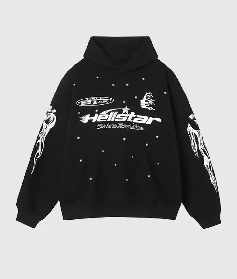 Hellstar-Racer-Hooded-Vintage-Black.jpg Hellstar Racer Hooded Vintage Black - Image 1