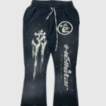 Hellstar Studios Racer Flare Black Sweatpants