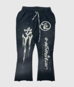 Hellstar Studios Racer Flare Black Sweatpants