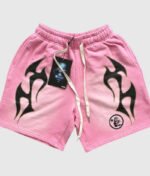Hellstar Studios Records Shorts Pink - Image 2