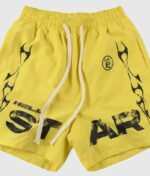 Hellstar Studios Records Star Shorts Yellow - Image 2