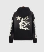 Hellstar Studios Records Yoga Hoodie Black - Image 2