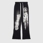 Hellstar Studios records casual sports pants in black