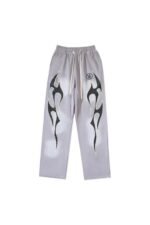Hellstar Studios Flame Grey Sweatpants - Image 2