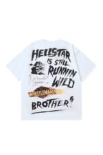 HellStar Studio Retro Printed White T-shirt - Image 2